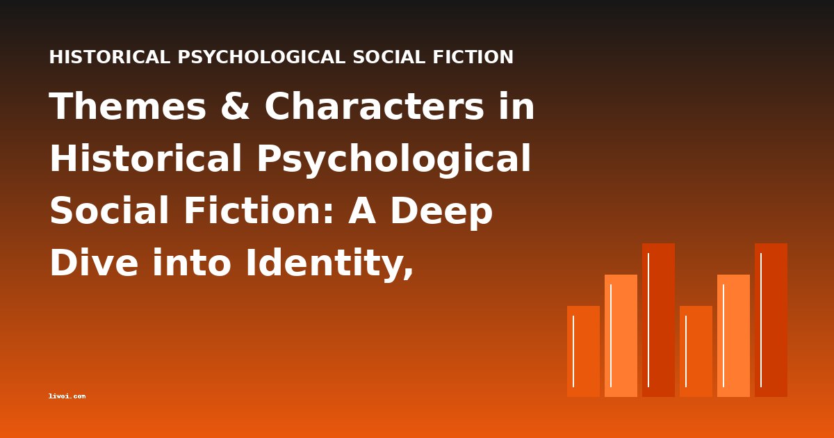 Themes & Characters in Historical Psychological Social Fiction: A Deep Dive into Identity, Power, and Community