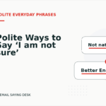 Polite Ways to Say ‘I am not sure’