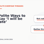Polite Ways to Say ‘I will be late’