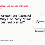 Formal vs Casual Ways to Say ‘Can you help me?’